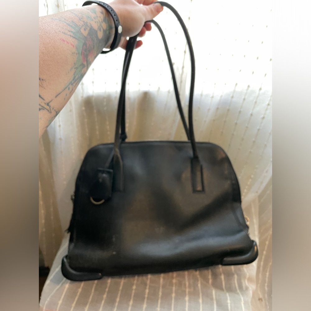 Original Vintage Prada 2000 Leather Shoulder Bag